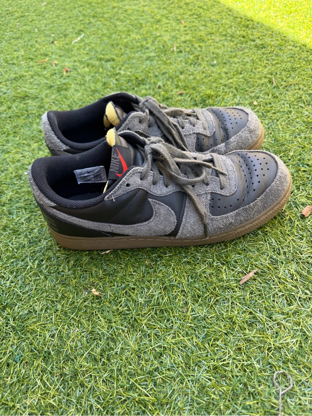Nike Terminator Low Black Medium Ash Gum Dark Brown Grey men’s 9.5